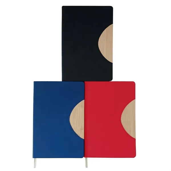 Recycled PU and Bamboo Journal NoteBook