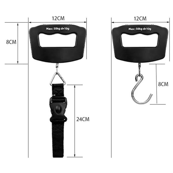 Portable Luggage Scale LCD Electronic Travel Digital Weighs