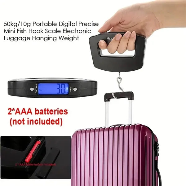 Portable Luggage Scale LCD Electronic Travel Digital Weighs
