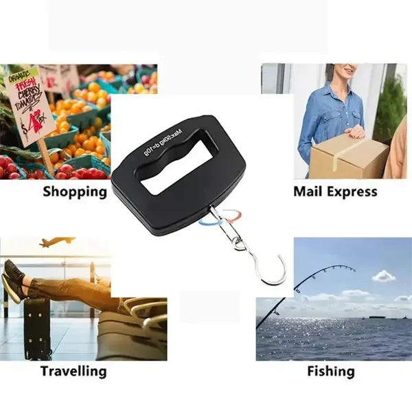 Portable Luggage Scale LCD Electronic Travel Digital Weighs