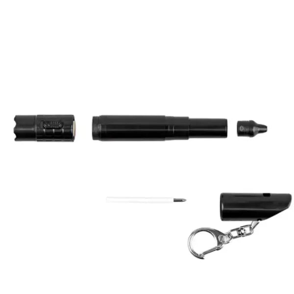 Multi-function Flashlight Whistle Ballpoint Pen