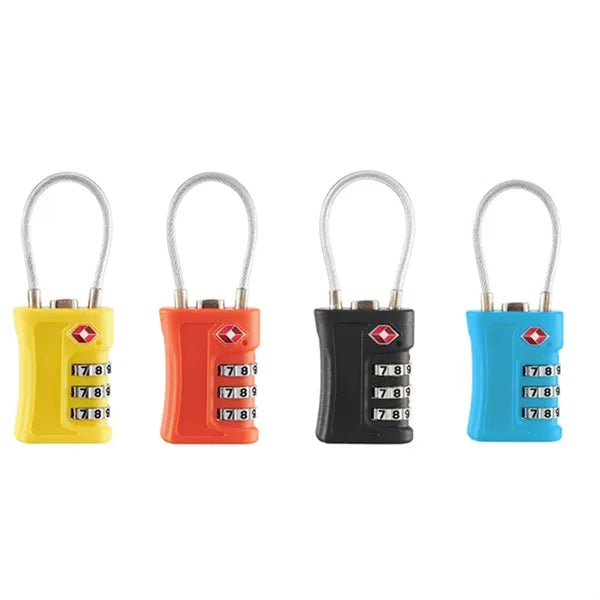 TSA 3-Bit Code Travel Luggage Suitcase Anti-theft Padlock