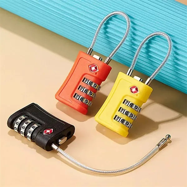 TSA 3-Bit Code Travel Luggage Suitcase Anti-theft Padlock