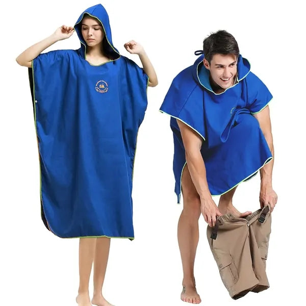 Microfiber Beach Quick Change Bathrobe