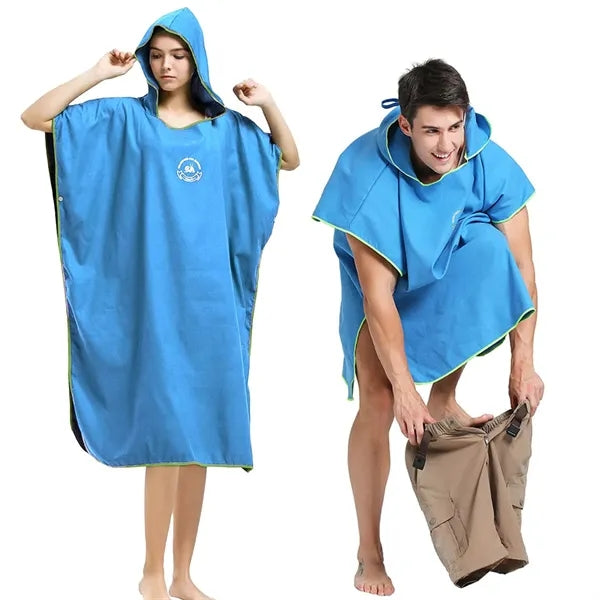 Microfiber Beach Quick Change Bathrobe