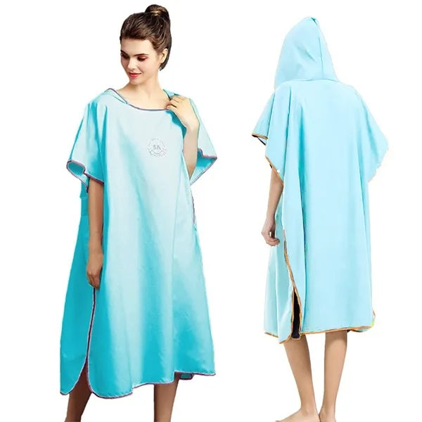 Microfiber Beach Quick Change Bathrobe
