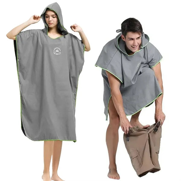 Microfiber Beach Quick Change Bathrobe