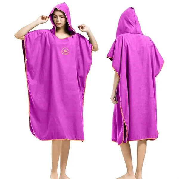 Microfiber Beach Quick Change Bathrobe