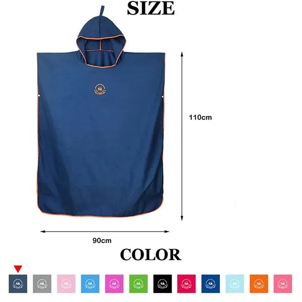 Microfiber Beach Quick Change Bathrobe