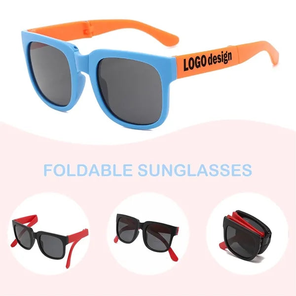 Folding Polarized Sunglasses with Box
