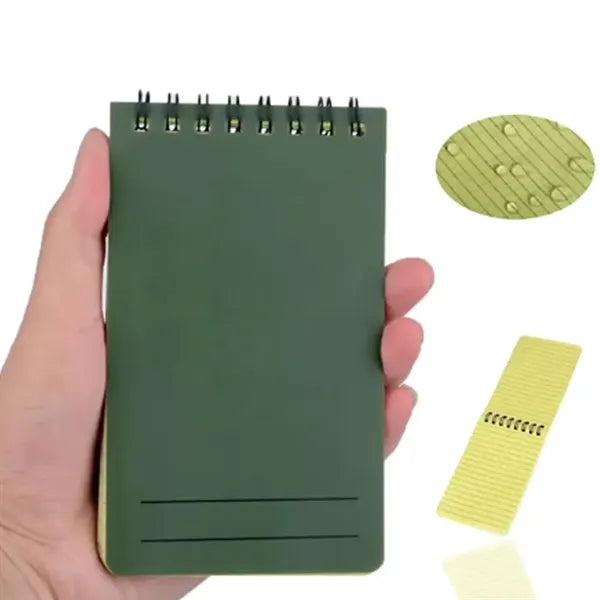 Top Spiral Weatherproof Notebook Pocket Mini Notebook