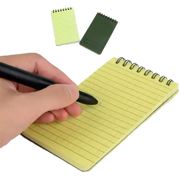 Top Spiral Weatherproof Notebook Pocket Mini Notebook
