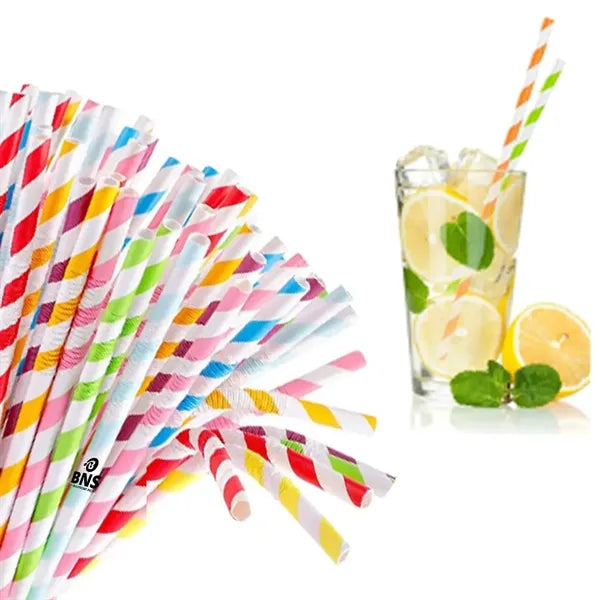 7.7-inch Custom Disposable Straws Cocktail Paper Straws