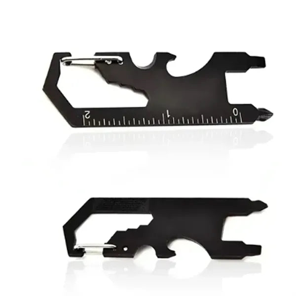 Keychain Multifunction Carabiner Clip Bottle Opener Wrench