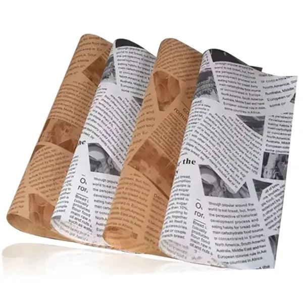 Grease Proof Kraft Food Wrap and Basket Liner Wax Paper