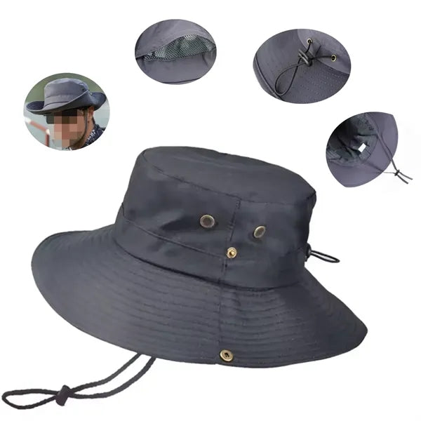 Summer Outdoor Boonie Hunting Fishing Safari Bucket Sun Hat