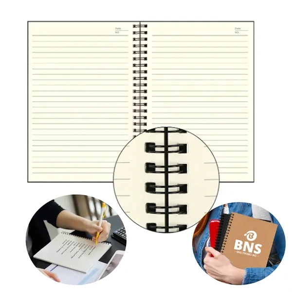 Solid Colour Spiral Notebook Softcover Spiral Journal Book