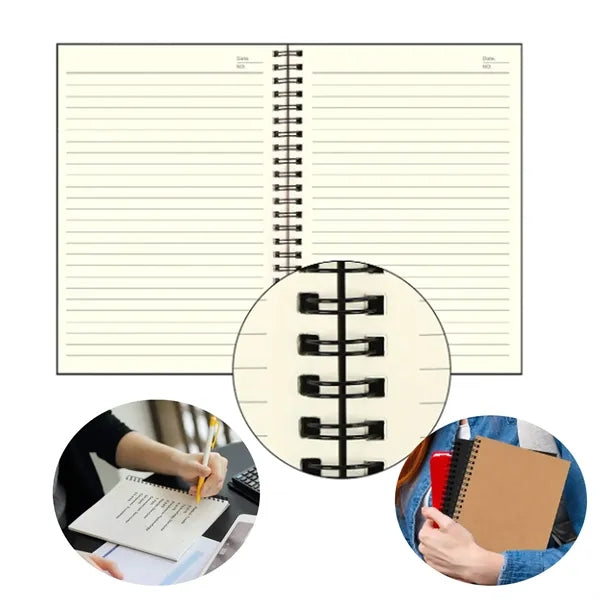 Solid Colour Spiral Notebook Softcover Spiral Journal Book