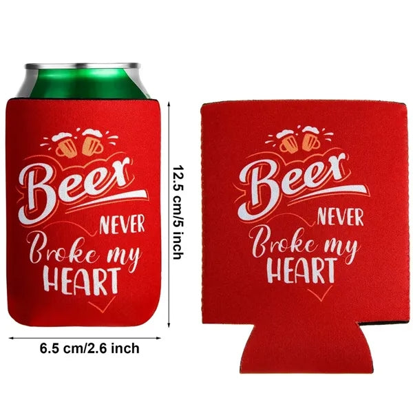 Can Cooler Sleeve for Beer Collapsible Drink Holder