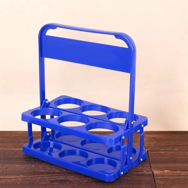 Portable Collapsible Six Bottle Plastic Beer Carrying Case