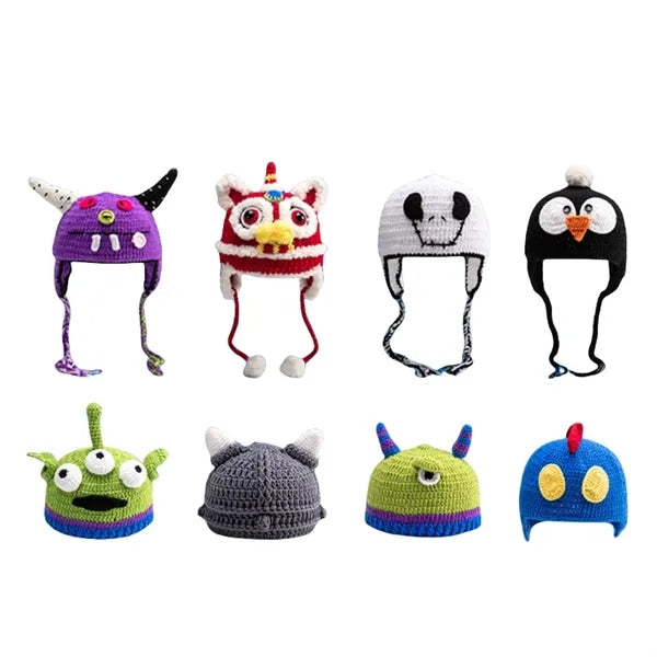 Little Monster Series Handmade Knitted Hat