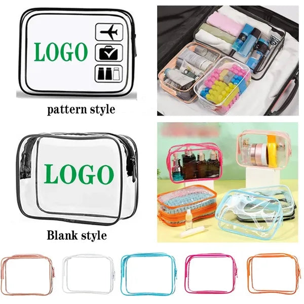 Transparent PVC Toiltry Makeup Cosmetic Bag