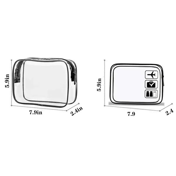 Transparent PVC Toiltry Makeup Cosmetic Bag