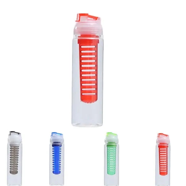 24oz Color Fruit Infuser Sports Water Bottle