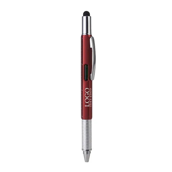 Metal Screw Level Touch Screen Stylus Pen