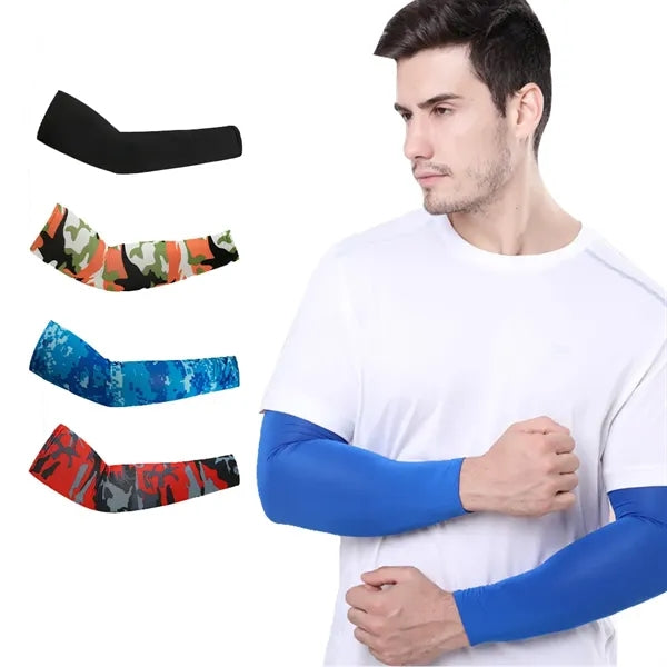 Outdoor sun protection cooling sleeves