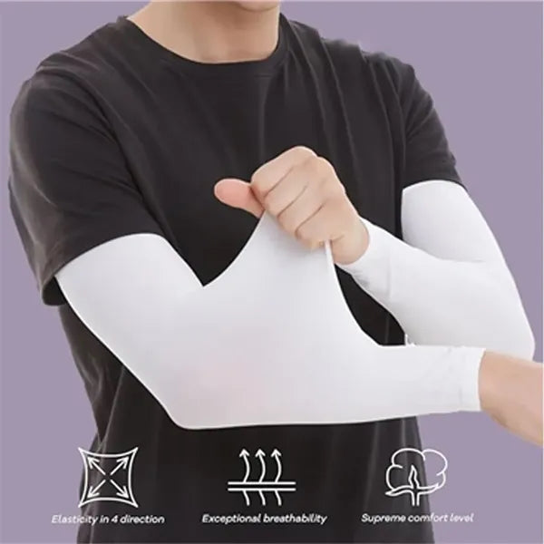 Outdoor sun protection cooling sleeves