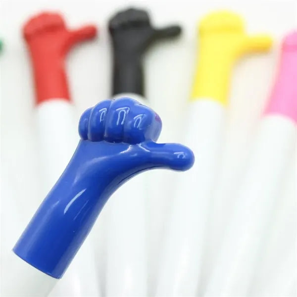 Thumbs Up BallPoint Pen Cute Hand Gesture Funny Gift Supply