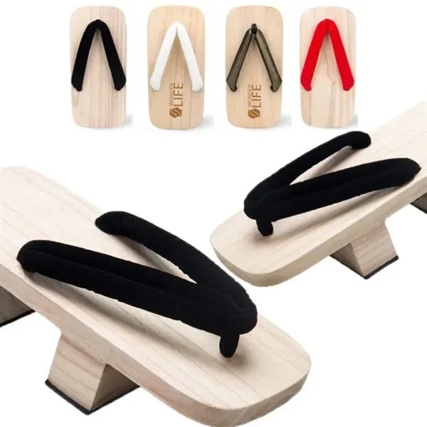 Wooden Clogs Shoes Geta