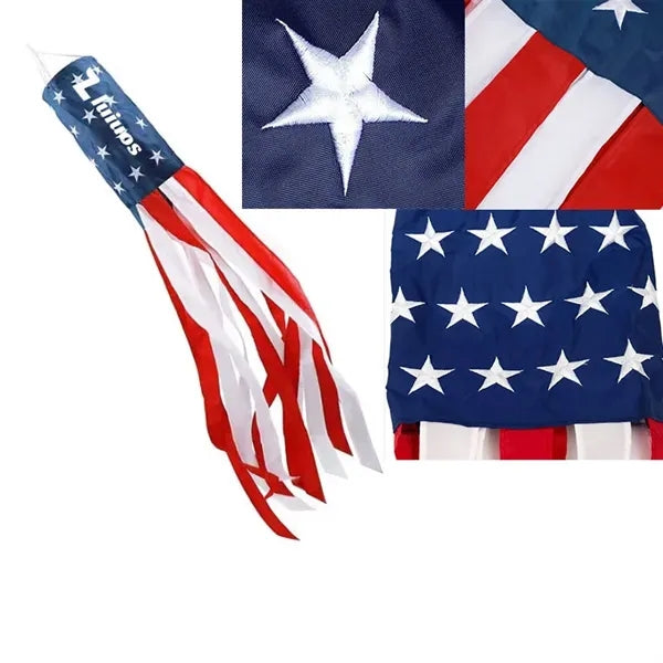 Independence Day Windpipe Flag