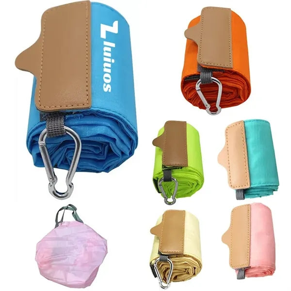 Foldable Grocery Bag With Carabiner