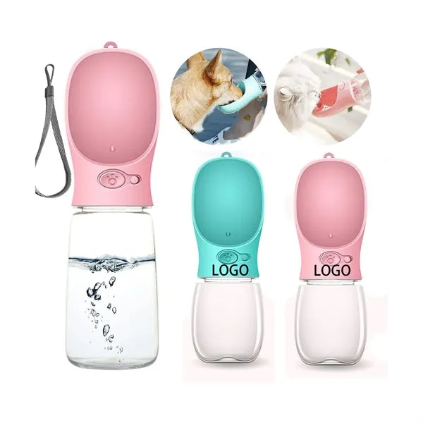550ML Pet Water Bottle with Integrated Food Compartment