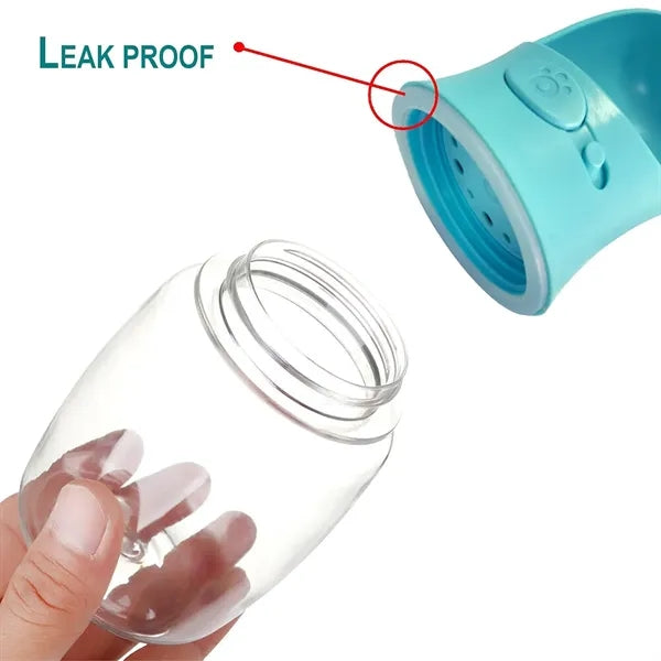 550ML Pet Water Bottle with Integrated Food Compartment