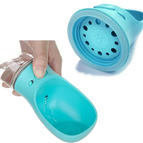550ML Pet Water Bottle with Integrated Food Compartment