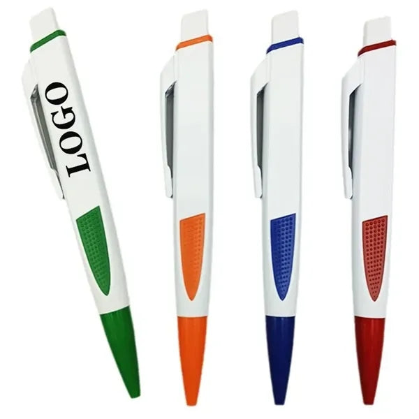 ABS Retractable Click Action Medium Black Ink Ballpoint Pen