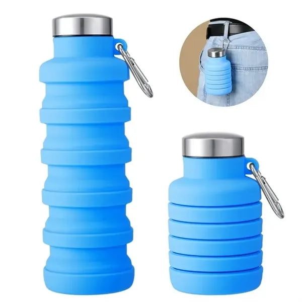 Silicone Portable Lightweight Foldable Water Bottles