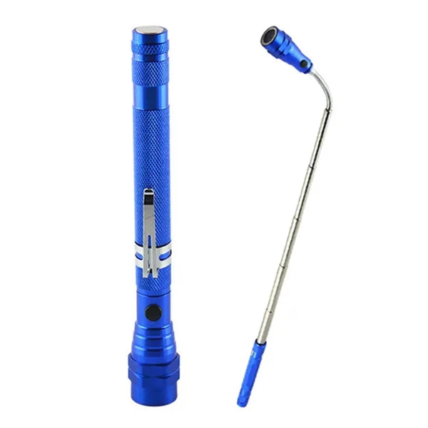 Telescopic Aluminum Flashlight With Magnet