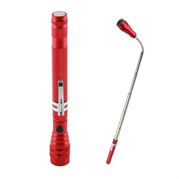 Telescopic Aluminum Flashlight With Magnet