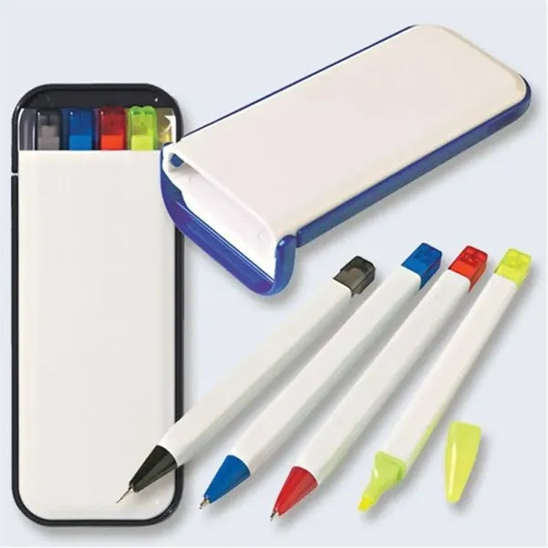 Rainbow Pen, Pencil & Highlighter Set