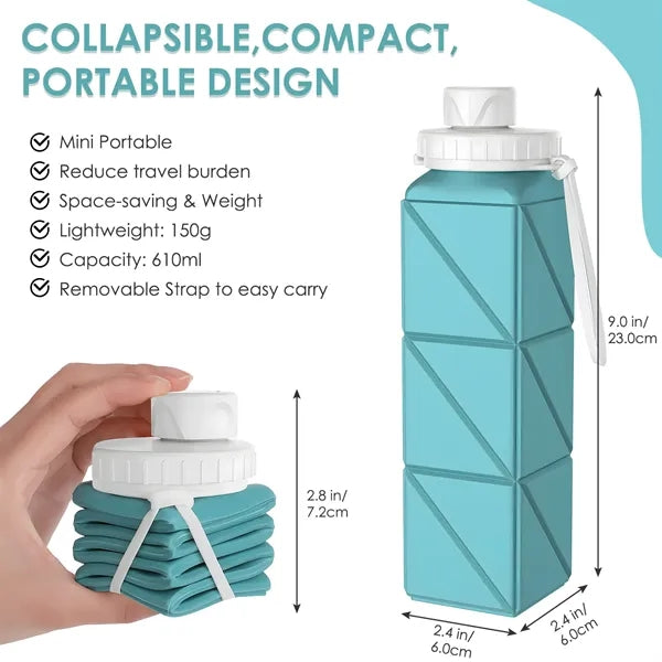 Collapsible Silicone Water Bottles,Medical Grade BPA Free