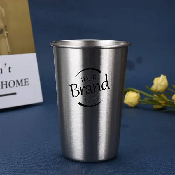 17oz Single Layer Stainless Steel Pint Cup