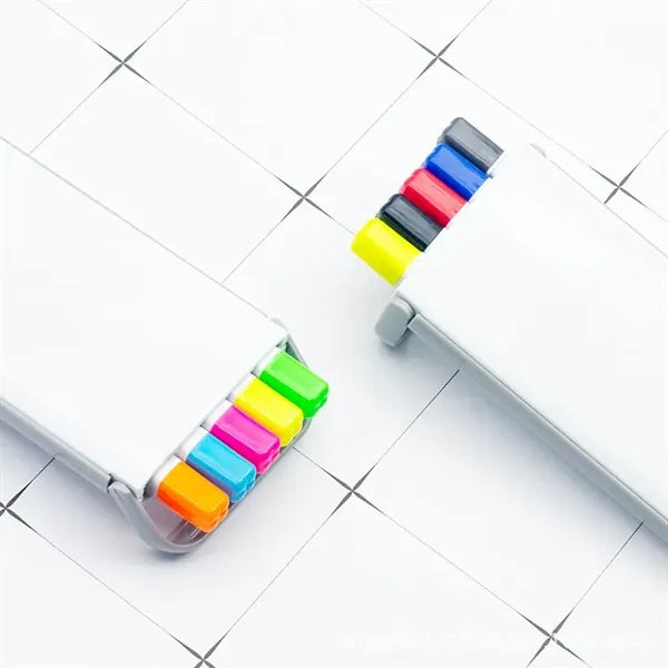 5 In 1 Highlighter Pen Set with pencil case