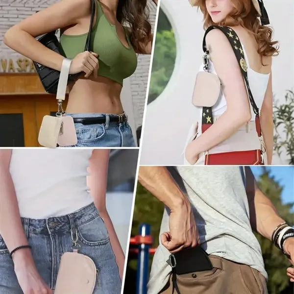 Dual Pouch Wristlet Wallet