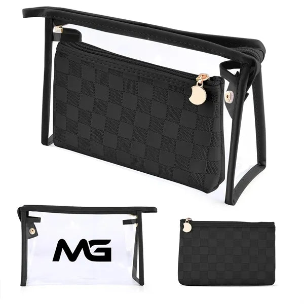 Double-Layer Makeup Bag