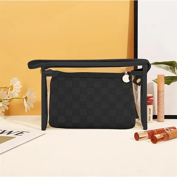 Double-Layer Makeup Bag