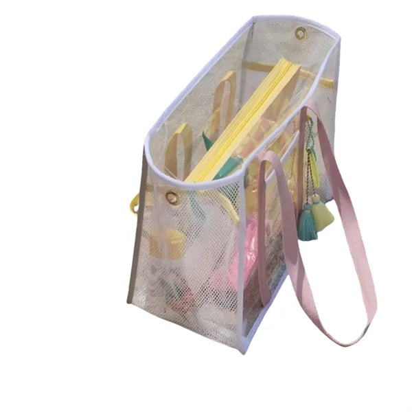 Large Capacity PVC Zipper Tote Beach Clear bag